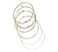 ERINGOGO Cuerdas para Guitarra Acústica Folk 6 Piezas Acero Inoxidable Resistentes Sonido Potente Accesorios para Guitarra Clásica y Flamenca