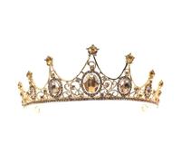 ERINGOGO de Dorada Retro para Novia Diadema Elegante y Ligera para Bodas Fiestas y Banquetes Accesorio Delicado y Brillante Estilo Barroco