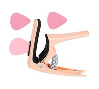 ERINGOGO de Guitarra de Metal con Púas Capo Ligero y Portátil para Guitarra Eléctrica Ukelele y Compatible con Diversos Instrumentos