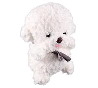 ERINGOGO De Peluche Simulado De Bichón Blanco Juguete De Peluche y Adorable para Cachorros para Decoración y Casa