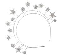 ERINGOGO Diadema de Rhinestones Blanca Tocado para Boda Fiesta Despedida de Soltera y Cumpleaños Accesorio Ligero y Elegante para Mujer