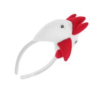 ERINGOGO Diadema Divertida de Gallina 1 Unidad Talla Única Tela para Cosplay y Disfraz Infantil Fiesta de Pascua Accesorio Fotográfico de Animal