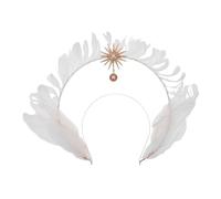 ERINGOGO Diadema Halloween para Mujer Tocado de Diosa Mary Ligero y Elegante para Fiesta Cosplay y Disfraz