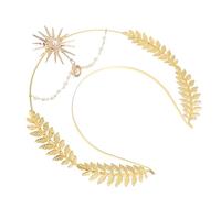 ERINGOGO Diadema Resplandor Divino, Diadema Decorativa para Cabello, Aleación de Zinc, Dorada, Accesorio para Fotos y Decoración, para Fiesta y Obsequio
