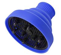 ERINGOGO Difusor Para Secador De Pelo Difusor Para Cabello Rizado Funda Plegable Pequeño De Silicona Con Capucha Gorro Universal Para Secador De Pelo Capucha Azul