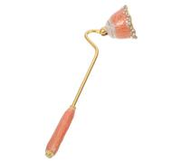 ERINGOGO Enamel Vintage Candle Snuffer with Long Handle Elegant Wick Extinguisher Cap For Oil Lamps and Aromatherapy Candles Decorative Accessory For Extinguishing