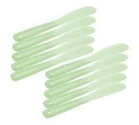 ERINGOGO Espátula De Maquillaje De Silicona 10 Piezas, Herramienta Para Mezclar Cosméticos, Base, Rubor y Sombras, Reutilizable, Higiénica, Adecuado Para Belleza y Cuidado Facial