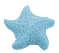 ERINGOGO Esponja de Baño para Bebés con Forma Marina Azul, Ligera y Exfoliante Corporal de Material Vegetal para Cuidado Infantil y Baño Diario