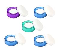 ERINGOGO Esponjas para Contar Dinero Paquete de 5 Piezas Hechas de Esponja y Plástico, Ligeras y Convenientes para Cajeros y Contadores Bancarios Color Aleatorio