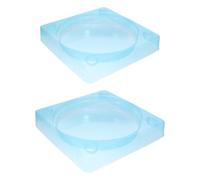 ERINGOGO Estadio de Batalla de Giroscopios Portátil de Plástico (2 Unidades): Tablero de Juego de Giroscopio Reutilizable para Entrenamiento Interactivo - Diseño Cuadrado de 30 X 30 Cm para Fiestas