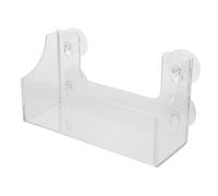 ERINGOGO Estante de Ventosas de Acrílico Pequeño para Refrigerador Soporte Lateral para Latas de Bebidas Ventosa Fuerte Organizador Práctico para Puerta del Congelador Ahorro de Espacio