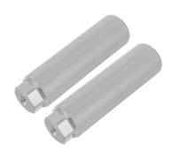 ERINGOGO Estribos Traseros Plegables para Bicicleta Pedal de Aleación de Aluminio Antideslizante Reposapiés Compactos Resistentes para Ciclismo Accesorio para Bicicletas Color