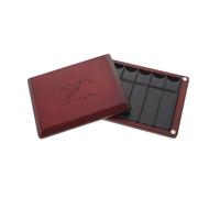 ERINGOGO Estuche para Cañas de Clarinete y Oboe de Madera Roja, Ligero y Portátil, Capacidad para 10 Cañas, Adecuado para Ensayos en Casa y Presentaciones al Aire Libre
