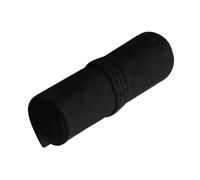 ERINGOGO Estuche Portátil de Lona Negro 48 Ranuras para Lápices Finos, Organizador Enrollable Cuerda para Almacenar y Transportar Lápices en Bolsos y Bolsas de Arte