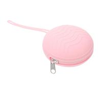 ERINGOGO Estuche Portátil de Silicona Rosa, Fácil de Limpiar y Llevar, Adecuado para Almacenamiento en Bolso o Cartera