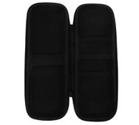 ERINGOGO Estuche Rígido Eva para Cepillos de Dientes Eléctricos con Bolsillo de Malla, Contenedor de Cepillo de Dientes Grande Negro, Protector Duradero para Viaje y Uso Doméstico