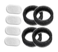 ERINGOGO Filtros de Repuesto para Fuentes de Agua para Gatos, 8 Piezas, Filtración, Impurezas y Cabello, Adecuado para Uso Doméstico E Institucional