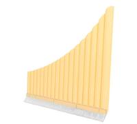 ERINGOGO Flauta de Pan C Clave para Principiantes Tubos Amarilla Instrumento Musical con Libro de Música para Adultos Fácil de Aprender y Tocar