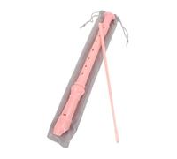 ERINGOGO Flauta Dulce Soprano para Niños de 8 Agujeros, Instrumento Educativo de Resina Abs Color Rosa, Tamaño Compacto Adecuado para Principiantes en Música Infantil