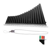 ERINGOGO Flauta Pan Profesional Tubos Clave C Instrumento Musical Portátil de Resina Abs para Principiantes y Uso Escénico Ligera y Duradera para Escuela