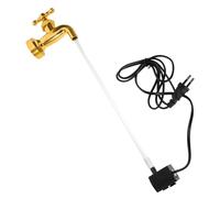 ERINGOGO Fuente de Grifo Flotante con Luz LED y Bomba USB Adorno de Agua Invisible para Decoración Artística de Jardín Patio y Mesa Cascada de Agua Creativa para Proyectos DIY