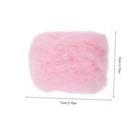 ERINGOGO Funda De Peluche Para Micrófono Compatible Con Sennheiser y Cubierta Viento Suave y Absorbente Para Grabación Exterior Reducción De Ruido Protección Contra Humedad Rosa