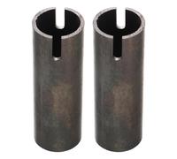 ERINGOGO Funda Guía Metálica para Reposacabezas de Vehículo 2 Piezas, Manguito Guía Resistente y Antideslizante para Asiento de Coche, Repuesto Compatible para Accesorios Interiores