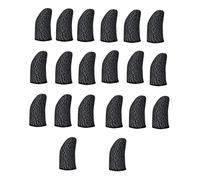 ERINGOGO Fundas para Dedos para Juegos Móviles Accesorios Gamer Antideslizantes y Transpirable Fibra de Cobre 24 Hilos Talla Única para Jugadores Color Piel Claro Pack 20 Unidades