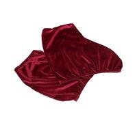 ERINGOGO Fundas para Patines de Hielo Elásticas y Ligeras Protectores Duraderos para Botas de Patinaje Artístico y Hockey Cubiertas Resistentes de Poliéster de Color Vino Tinto Talla