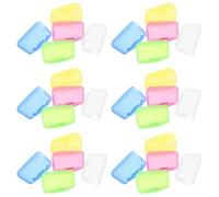 ERINGOGO Fundas Portátiles para Cepillos de Dientes 50 Unidades Protectores para Cabezales Funda de Plástico Ventilada Colores Surtidos Accesorio Ligero y Práctico para Viaje y Uso