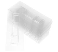 ERINGOGO Ganchos Adhesivos de Pared Transparentes 20 Piezas 14X6 CM Ganchos Colgantes para Estantes y Toallas Adhesivo Fuerte sin Taladro para Baño y Cocina Soporte Resistente para