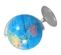 ERINGOGO Globo Terráqueo para Niños de 20cm de Hierro Base Plana, Adecuado para Decoración Escolar y Enseñanza Interactiva en Escritorio