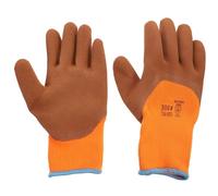 ERINGOGO Guantes de Poliéster Antimordeduras para Entrenamiento y Alimentación de Mascotas, Protección Gruesa y Resistente para Manos, Diseño Creativo Marrón