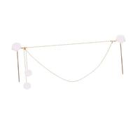 ERINGOGO Horquilla Doble con Cadena y Borlas Pasador para Pelo Vintage de Abs y Aleación de Zinc Accesorio para Bodas y Fiestas Seguro y Resistente para Moños y Peinados Elegantes