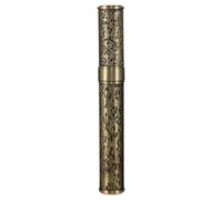 ERINGOGO Humidificador Portátil para Cigarros Tubo de Metal Hermético Cigarro Estuche de Viaje Compacto Color Bronce Conservación de Frescura y Viajes