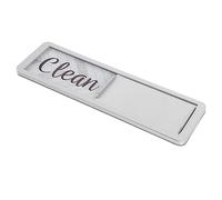 ERINGOGO Imán Limpia Cara Doble Señal Lavavajillas para Magnética Compacto y Sucia, Acrílico y Abs Plata, Indicador Uso en Lavavajillas Inox, Organización para Cocina para Apartamento