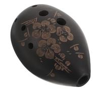 ERINGOGO Instrumento Musical Ocarina de Arcilla Tradicional China, Flauta de 8 Agujeros para Principiantes, Portátil para Práctica Diaria y Eventos Musicales