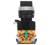 ERINGOGO Interruptor Giratorio de 3 Posiciones con Enclavamiento, Estructura Conveniente y Salida de Voltaje Estable, Diámetro de Agujero 22mm para Uso en Circuitos Eléctricos Ac0-440v