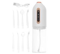 ERINGOGO Irrigador Dental Recargable Inalámbrico Compacto con Modos Ajustables para Limpieza Profunda Boquillas Profesionales Resistente al Agua Portátil para Viaje y Cuidado Bucal Diaria