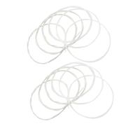 ERINGOGO Juego De 2 Piezas De Cuerdas Clásicas De Nailon Con Extremos De Amarre Plateados Y Cuerdas Plateadas Transparentes Para Guitarra