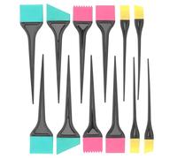 ERINGOGO Juego de 2 Sets de Pinceles y Peines para Teñir el Cabello Aplicadores de Silicona Profesionales Kit de 6 Piezas para Decolorar y Aplicar Tinte Casa Herramientas Versátiles