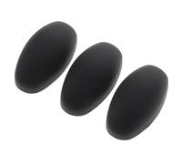 ERINGOGO Juego de 3 Reposapulgares de Plástico Negro para Instrumentos de Viento Madera, Reduce Fatiga y Compatible Clarinete y Saxofón
