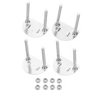 ERINGOGO Juego de 4 Placas Base para Patines de Ruedas Accesorios de Hardware Amortiguación Soporte Duradero de 50Mm para Patinaje en Pista Interior y Exterior