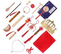 ERINGOGO Juego de Obsequio para Ñiño 22 Piezas para Cumpleaños Primer Año, Juguete Infantil para Agarrar, Decoración Tradicional China, Accesorio Ligero y Compacto para Varios estilos