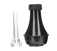 ERINGOGO Juego De Sordina Para Trompeta Mini De Práctica, Silencioso, Material Abs Resistente y Liviano, Incluye Boquilla Transparente Para Reducción De Ruido y Mejora De Sonido
