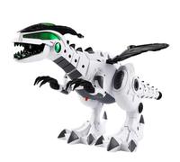 ERINGOGO Juguete de Dinosaurio Mecánico Teledirigido para, Tamaño Grande Función de Spray de Niebla, Luces LED y Diseño Compacto para Decoración y Juego en Interiores