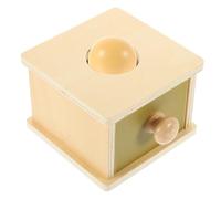 ERINGOGO Juguete Educativo de Madera para Caja de Clasificación con Bolas Juguete Sensorial para Desarrollo Infantil para Cumpleaños y Navidad Estimula la y Habilidad Manual