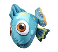 ERINGOGO Juguete Interactivo para Perros Forma de Pez de Peluche Resistente con Chirriador Integrado Fabricado Oxford Duradera para Masticar y Entrenar para Entretenimiento y Corrección de