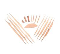 ERINGOGO Kit De 17 Piezas De Refuerzos De Madera De Abeto Para Guitarra Acústica De 41 Pulgadas, Accesorios De Bricolaje Para Luthier, Partes Para Reparación y Refuerzo De Guitarra, Color Beige