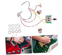 ERINGOGO Kit De Cableado Para Guitarras Eléctricas Interruptor De Posiciones Conexiones Listas Para Montaje Accesorios Incluidos Color Negro